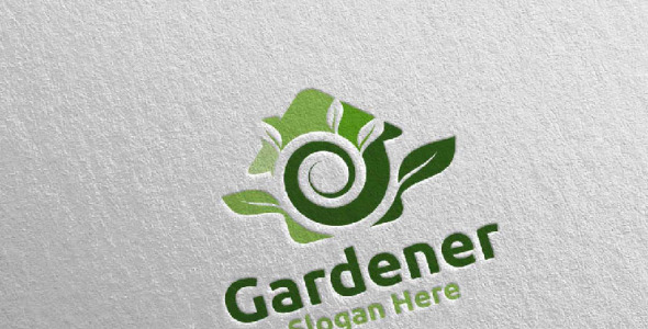 Шаблон логотипа на тему графика