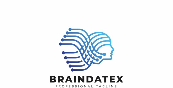 Шаблон логотипа на тему графика