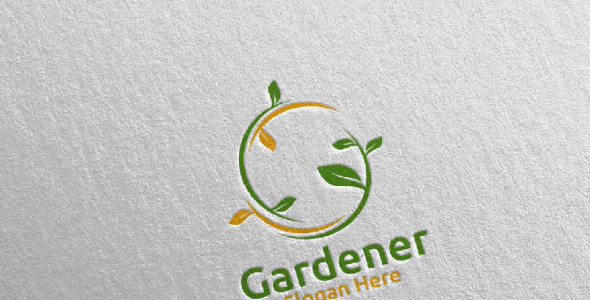 Шаблон логотипа на тему графика