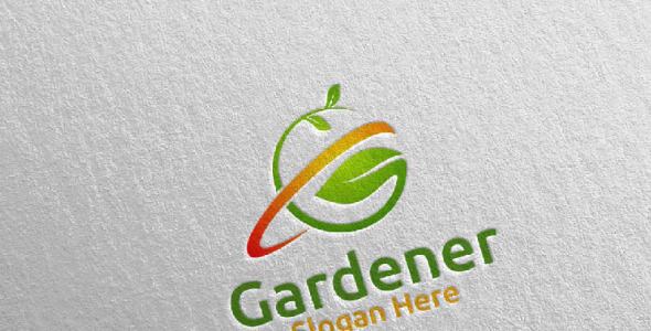 Шаблон логотипа на тему графика