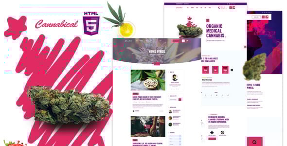 Recreational Cannabis HTML5 Website Template