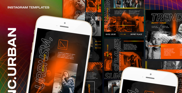 Шаблон для соцсетей на тему графика