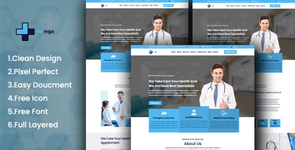 PSD шаблон на тему графика