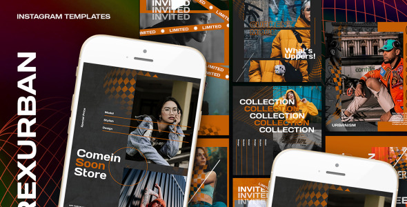 Шаблон для соцсетей на тему графика