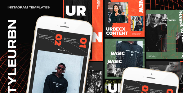 Шаблон для соцсетей на тему графика