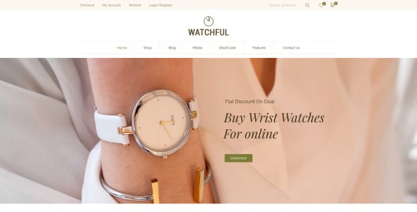 тема watch store woocommerce