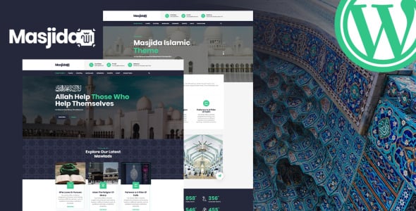 ислам мечеть wordpress тема