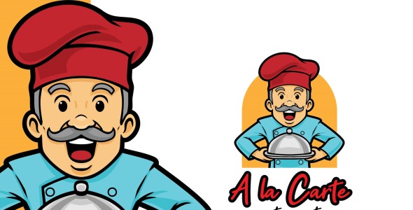 Шаблон логотипа на тему графика