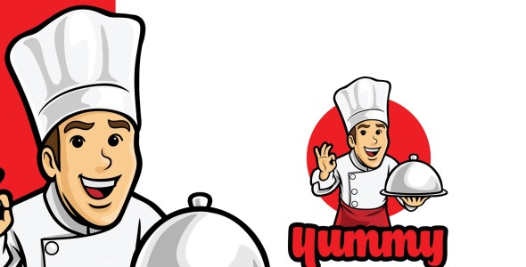 Шаблон логотипа на тему графика