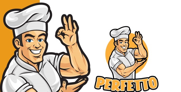 Шаблон логотипа на тему графика