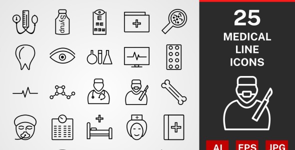 Набор иконок на тему графика