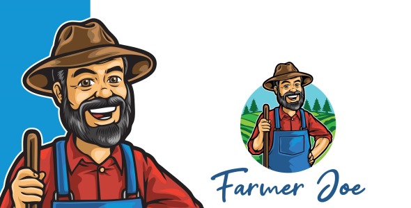 Шаблон логотипа на тему графика