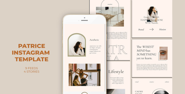 Шаблон для соцсетей на тему графика