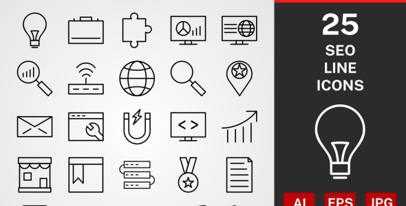 Набор иконок на тему графика