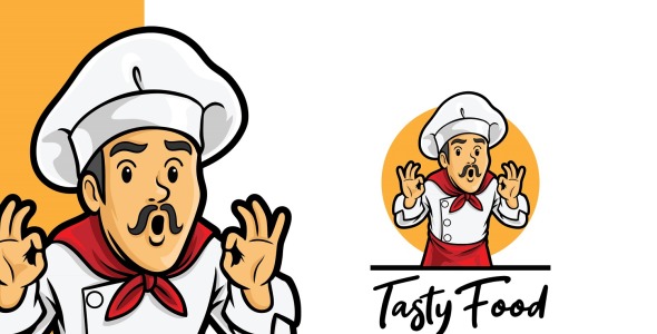 Шаблон логотипа на тему графика