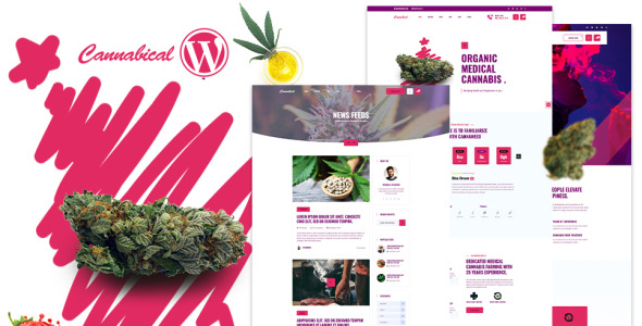 рекреационная каннабисная тема wordpress