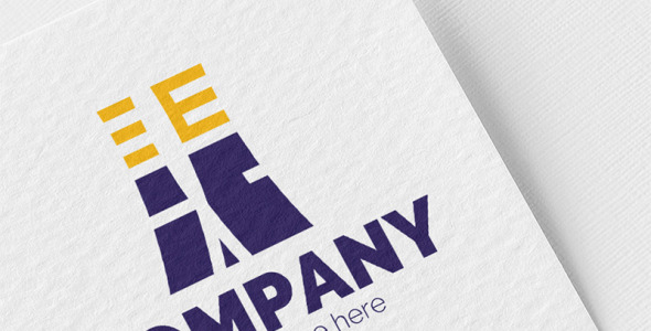 Шаблон логотипа на тему графика