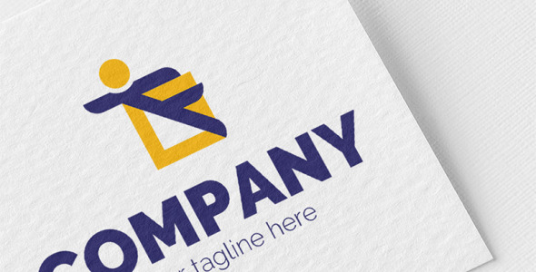 Шаблон логотипа на тему графика