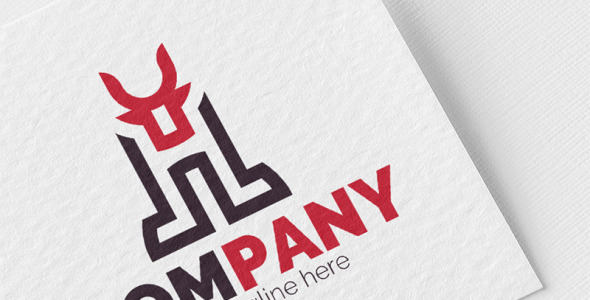 Шаблон логотипа на тему графика