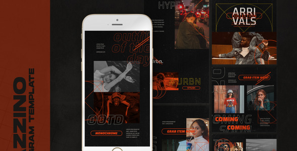 Шаблон для соцсетей на тему графика