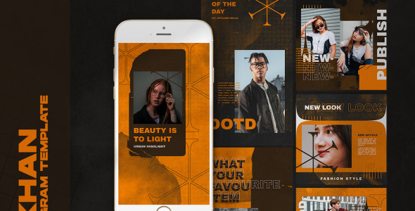 Шаблон для соцсетей на тему графика