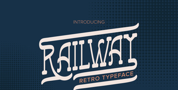 Шрифт на тему графика