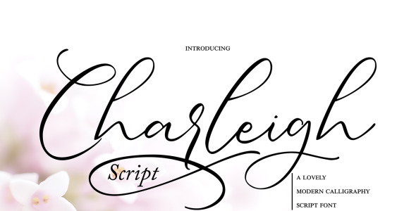 Шрифт на тему графика