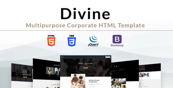 Multipurpose Corporate HTML Website Template