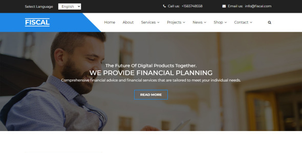 фискальное многофункциональное бизнес-агентство clean html5 шаблон сайта