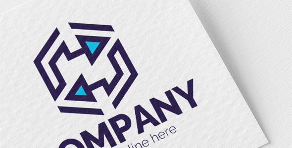 Шаблон логотипа на тему графика