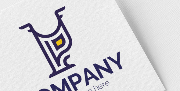 Шаблон логотипа на тему графика