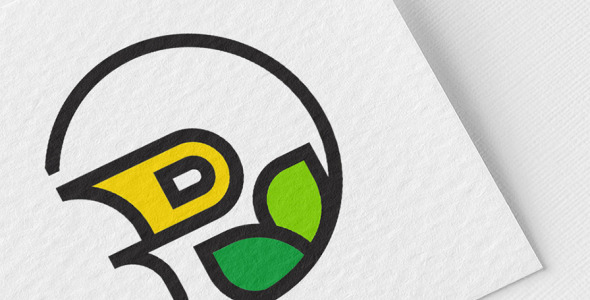 Шаблон логотипа на тему графика