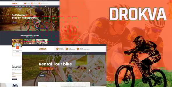 Bike Rental and Shop WordPress Theme