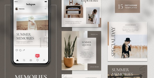 Шаблон для соцсетей на тему графика