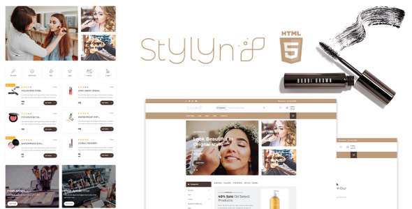 Cosmetic And Beauty Shop HTML Website Template