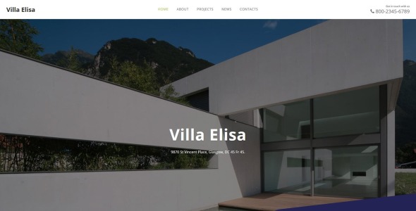 шаблон real estate moto cms 3