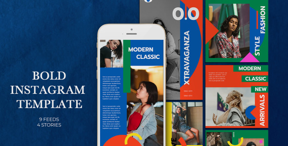 Шаблон для соцсетей на тему графика