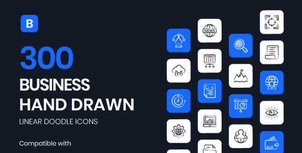 Набор иконок на тему графика