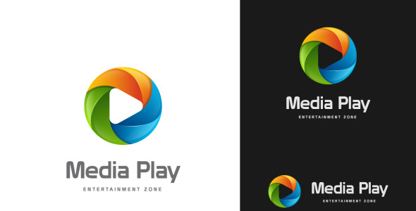 Шаблон логотипа на тему графика