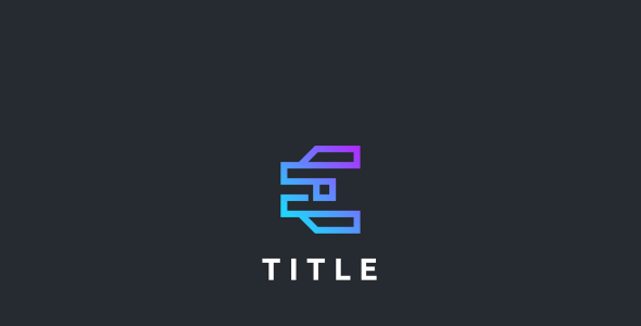 Шаблон логотипа на тему графика