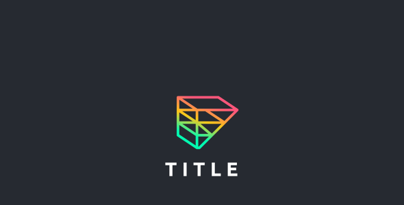 Шаблон логотипа на тему графика