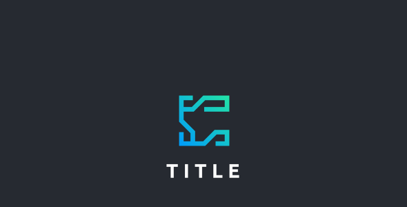 Шаблон логотипа на тему графика