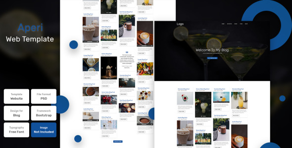 PSD шаблон на тему графика