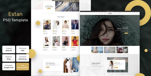 PSD шаблон на тему графика