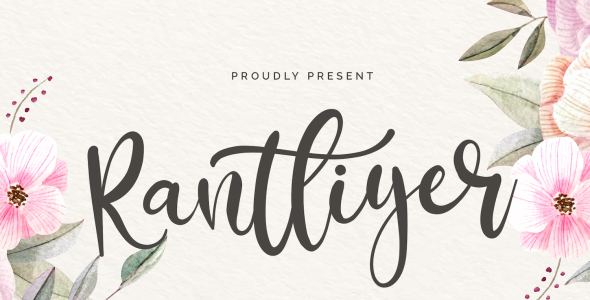 Шрифт на тему графика