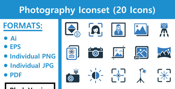 Набор иконок на тему графика