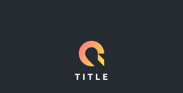 Шаблон логотипа на тему графика