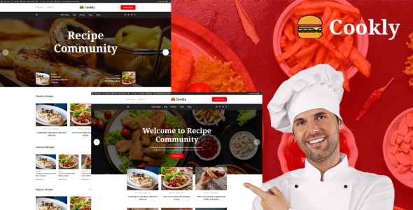 Food and Recipe WordPress Theme