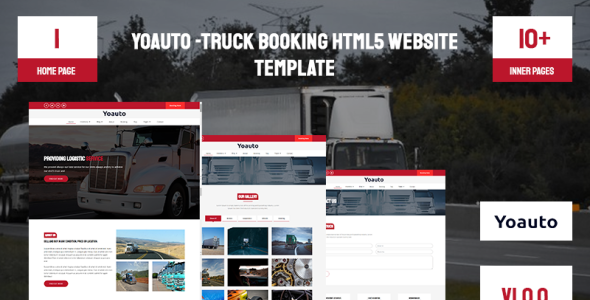 Truck Booking Html5 Website Template