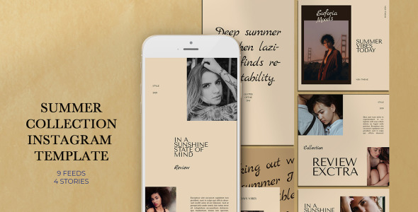 Шаблон для соцсетей на тему графика